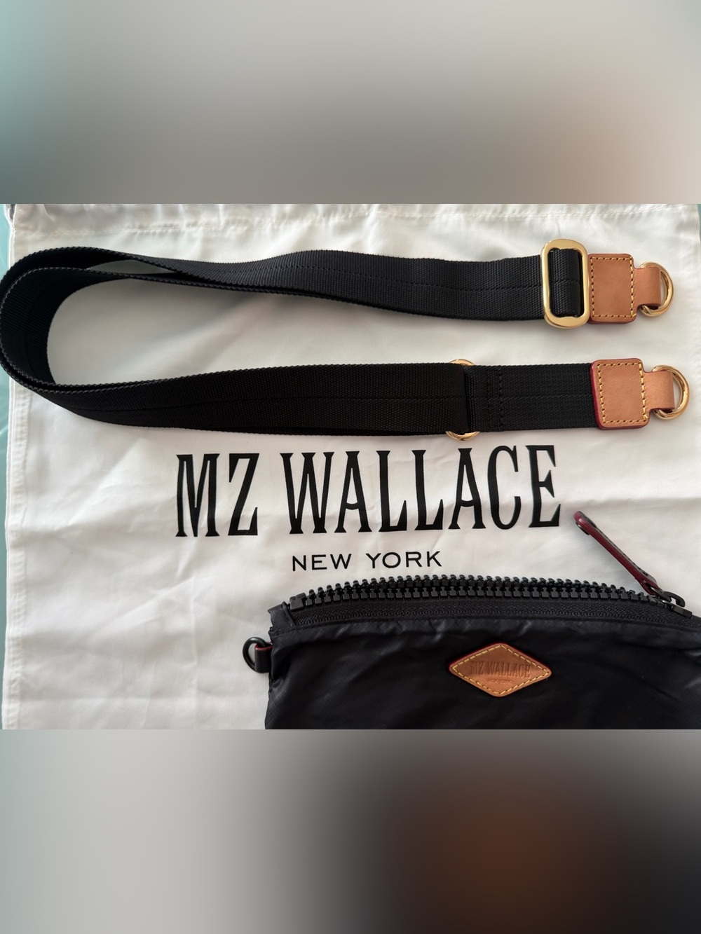 MZ Wallace Pouch and Strap with Dust Bag